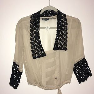 Topshop Blouse Downtown Abby/1920s